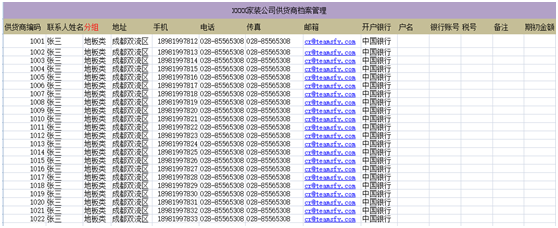excel信息導入供貨商
